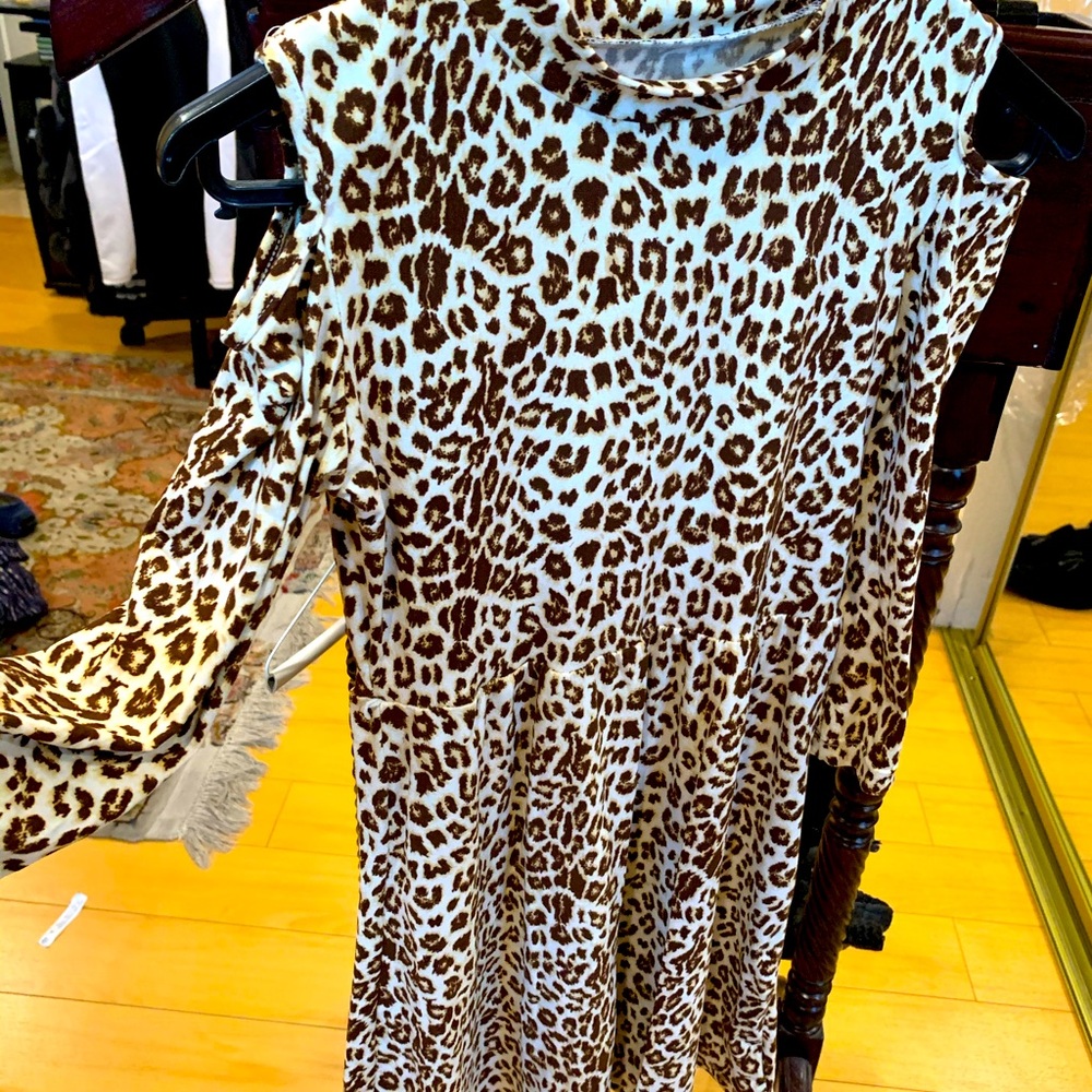 Animal print dress
